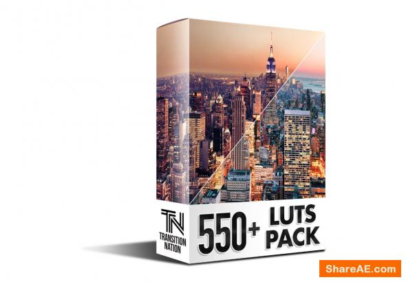 550+ LUTs - Cinematic Pack