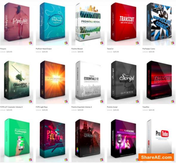 FCPX Plugins Bundle 2020 - Pixel Film Studio