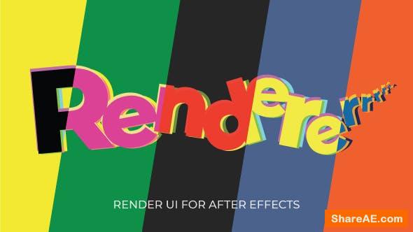 Videohive Renderer | Minimalistic Render UI Script for After Effects 29537686 Videohive Renderer | Minimalistic Render UI Script for After Effects 29537686