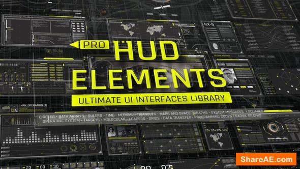 Videohive Pro HUD Elements Pack 35846046 Videohive Pro HUD Elements Pack 35846046