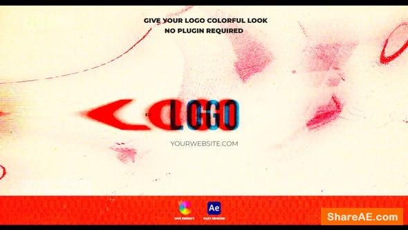 Videohive HUE Glitch Logo 37568337