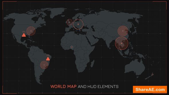 VIDEOHIVE World Map and HUD Elements 38304844